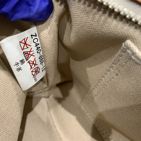 Burberry Blue Label Logo Canvas Pouch Sku#85375 (Gently used, water stain strap) - Picture 11 of 15